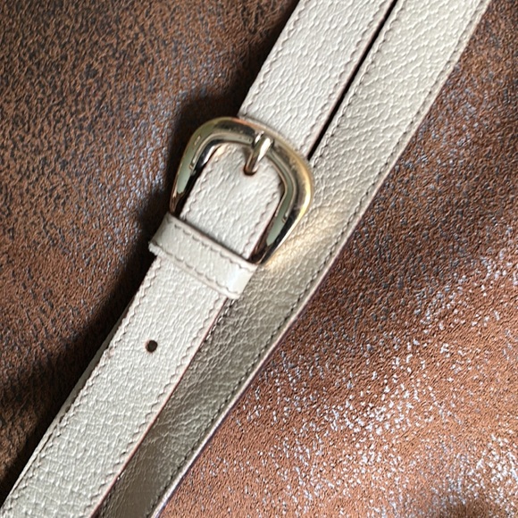 Authentic GUCCI Abbey Shoulder Tote Bag GG
Canvas Leather Brown gold trim rings - Picture 16 of 17